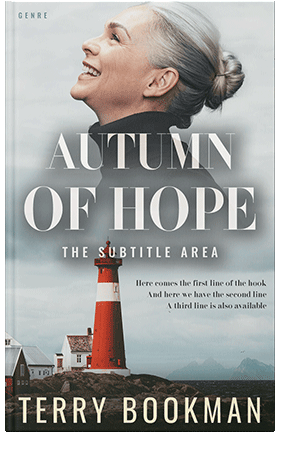 Pre Made Book Cover Pumice