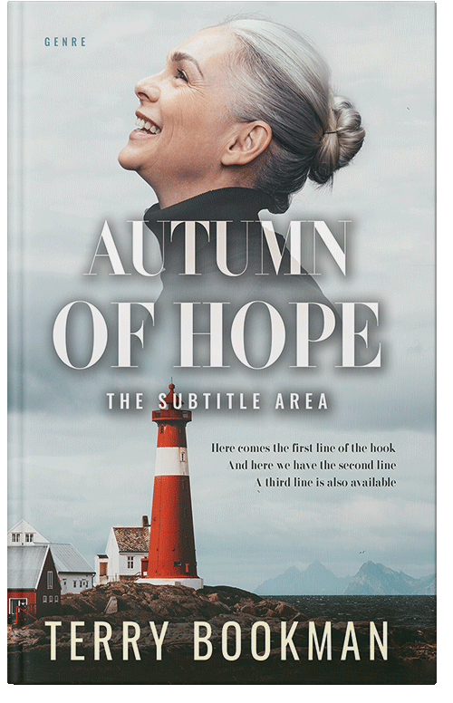 Front view of Premade Literary Fiction Book Cover - Pumice