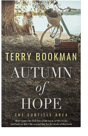 Pre Made Book Cover Taupe