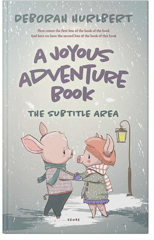 Front view of Premade Romance Book Cover - Timberwolf