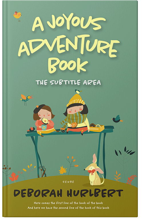 Front view of Premade Children's Book Cover - Oxley