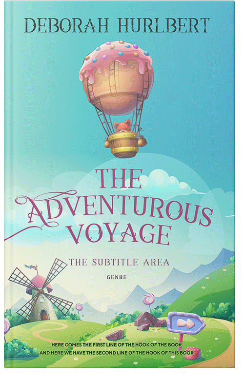 Front view of Premade Children's Book Cover - Monte Carlo