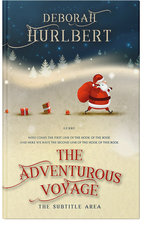 Front view of Premade Children's Book Cover - Elephant