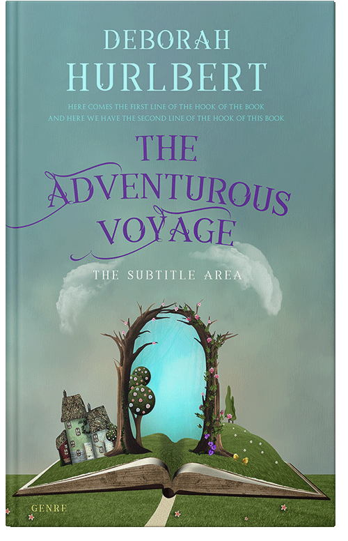 Front view of Premade Fantasy Book Cover - Cascade