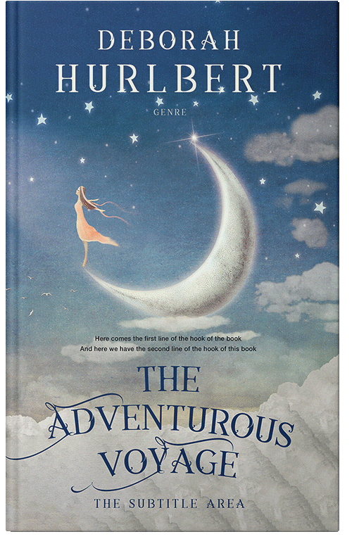 Front view of Premade Surreal Book Cover - Regent Gray