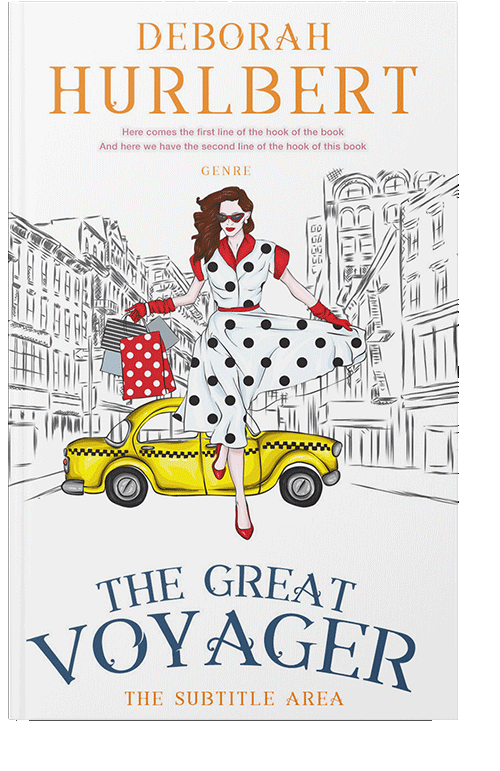 Front view of Mako #8361 - Premade Chick Lit Book Cover