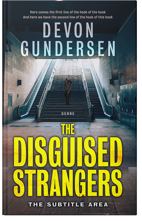 Front view of Premade Mystery & Thriller & Suspense Book Cover - Chenin