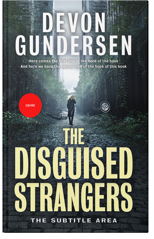 Front view of Premade Apocalyptica Book Cover - Raffia