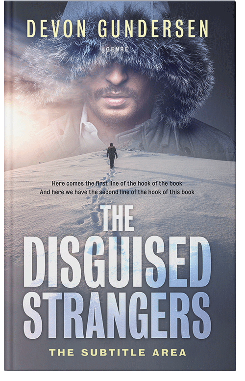 Front view of Premade Mystery & Thriller & Suspense Book Cover - French Gray