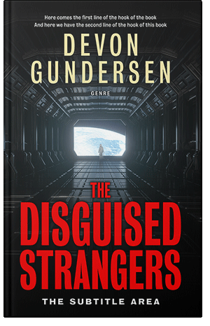 Premade Book Cover Cinnabar