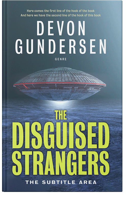 Front view of Premade Science Fiction Book Cover - Fiord