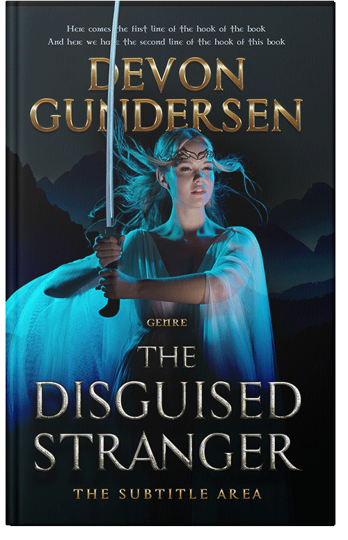 Front view of Premade Teen & Young Adult Book Cover - Ebony