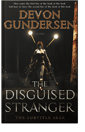 Pre Made Book Cover Night Rider