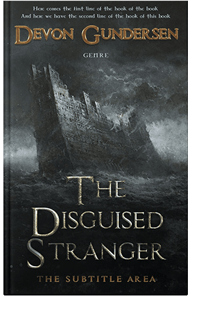 Pre Made Book Cover Outer Space