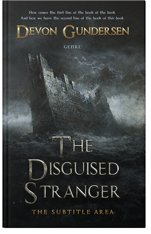 Front view of Premade Fantasy Book Cover - Outer Space