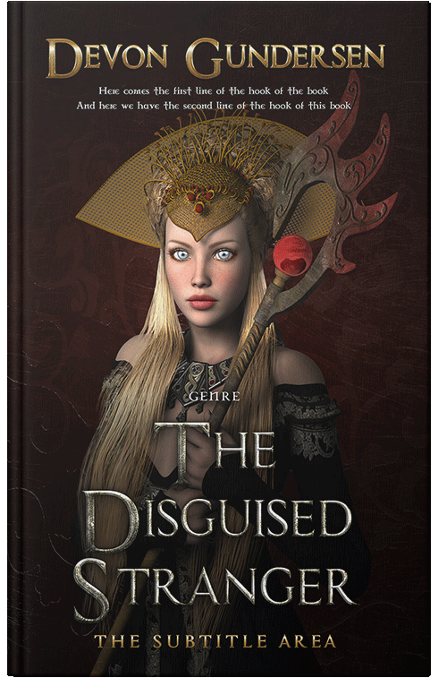 Front view of Premade Fantasy Book Cover - Night Rider