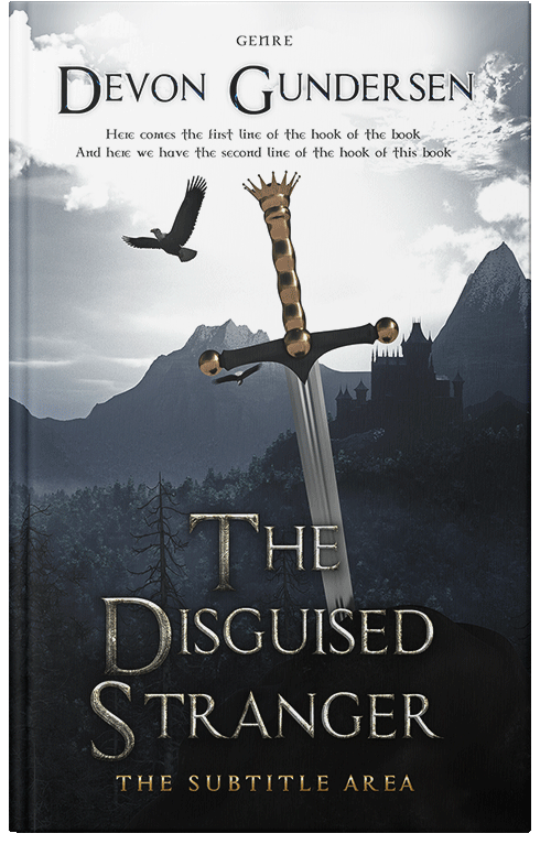 Front view of Premade Fantasy Book Cover - Iron