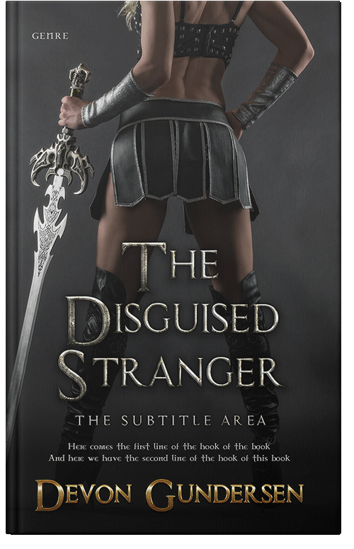 Front view of Premade Fantasy Book Cover - Tuatara