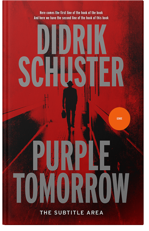 Front view of Premade Mystery & Thriller & Suspense Book Cover - Natural Gray