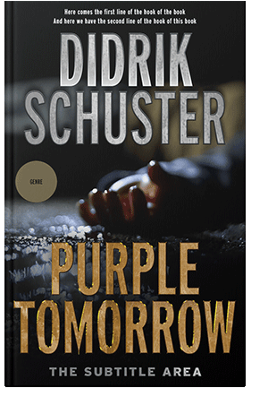 Pre Made Book Cover Cod Gray