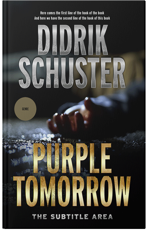 Front view of Premade Mystery & Thriller & Suspense Book Cover - Cod Gray