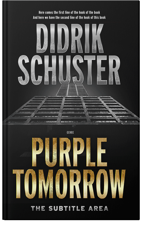 Front view of Premade Mystery & Thriller & Suspense Book Cover - Cod Gray