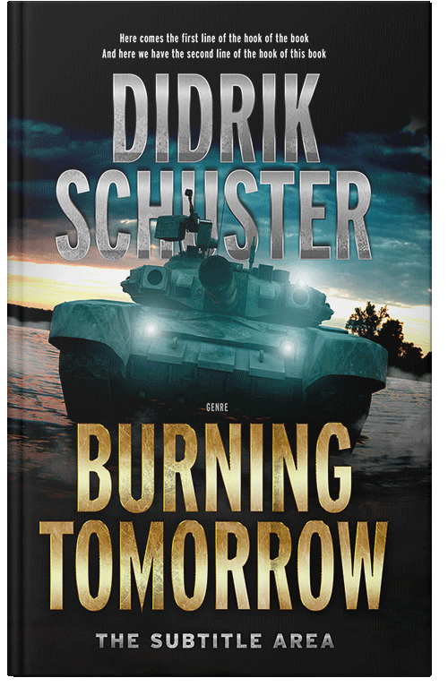 Front view of Premade Action & Adventure Book Cover - Bunker