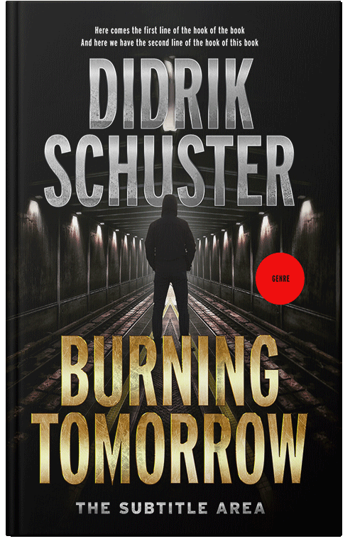 Front view of Premade Mystery & Thriller & Suspense Book Cover - Zeus