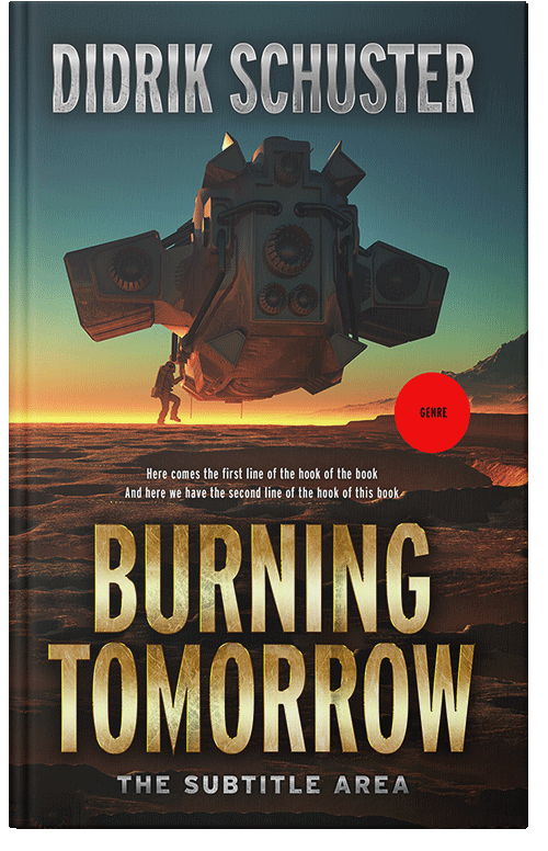 Front view of Premade Science Fiction Book Cover - Whiskey