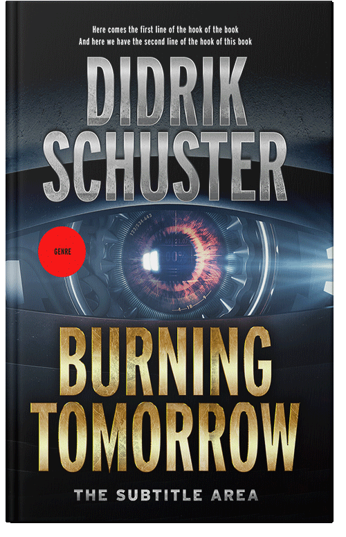 Front view of Premade Apocalyptica Book Cover - Sorrell Brown