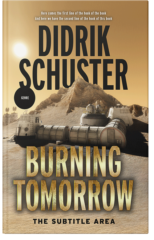 Front view of Premade Science Fiction Book Cover - Gimblet