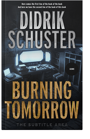 Pre Made Book Cover Coral Reef