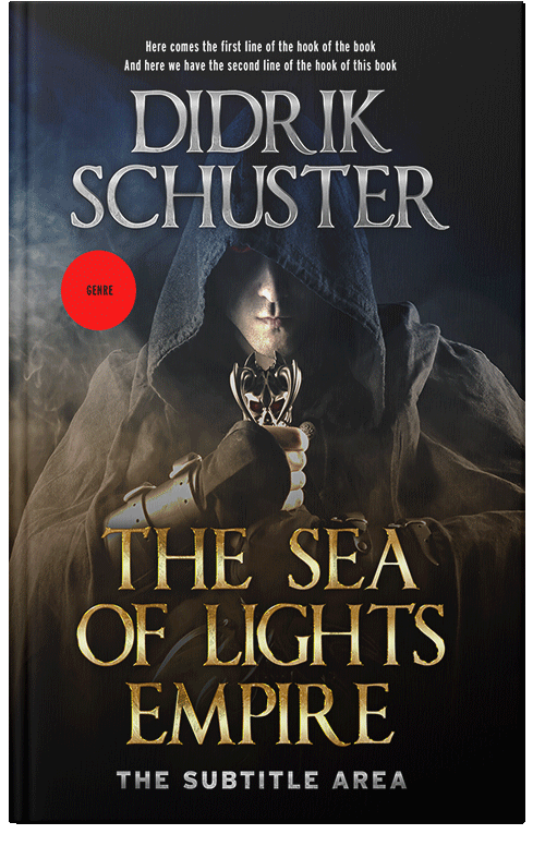 Front view of Premade Fantasy Book Cover - Baltic Sea