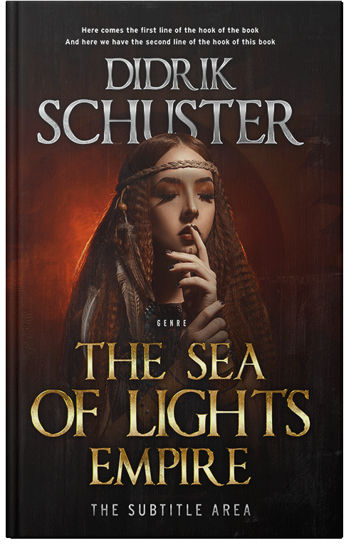 Front view of Premade Romance Book Cover - Coffee Bean