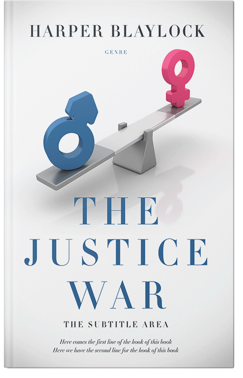 Front view of Premade Politics & Law & Society Book Cover - Gallery