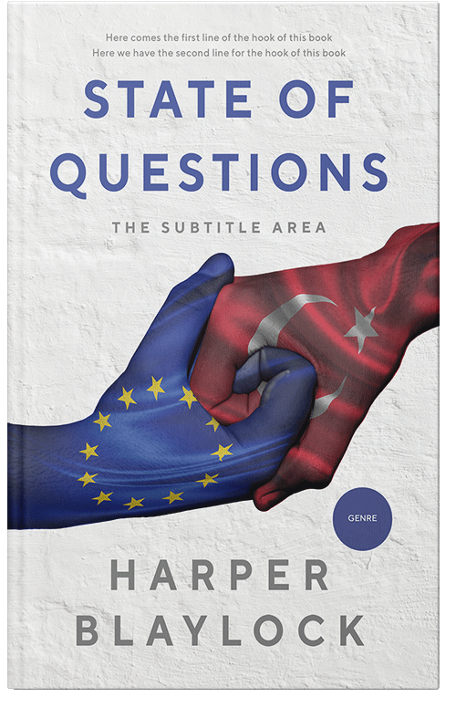 Front view of Premade Business Book Cover - East Bay