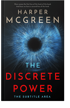 Pre Made Book Cover Ebony