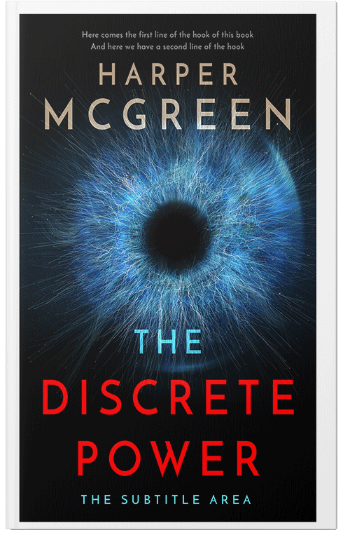 Front view of Premade Science Fiction Book Cover - Ebony