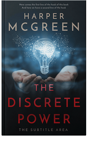 Pre Made Book Cover Ebony