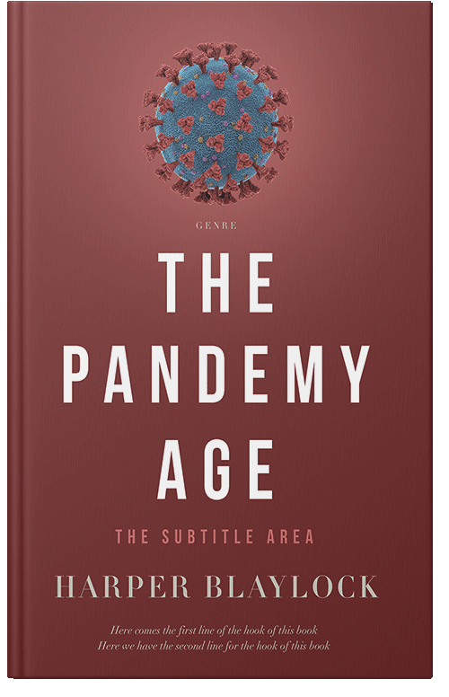 Front view of Premade Medical Book Cover - Lotus