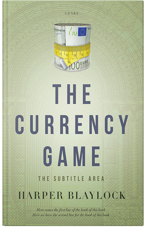 Front view of Premade Business Book Cover - Green Mist