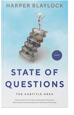 Pre Made Book Cover Powder Blue