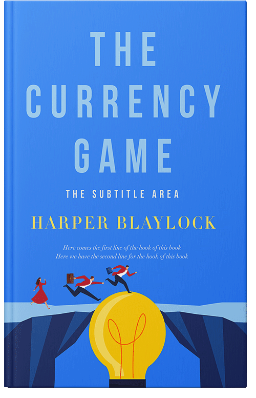 Front view of Premade Self-Improvement & Self-Help Book Cover - Dodger Blue