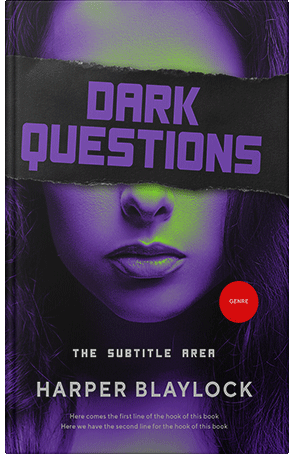 Premade Book Cover Ebony