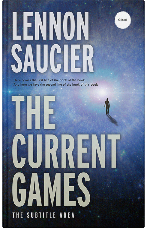 Front view of Premade Action & Adventure Book Cover - Big Stone