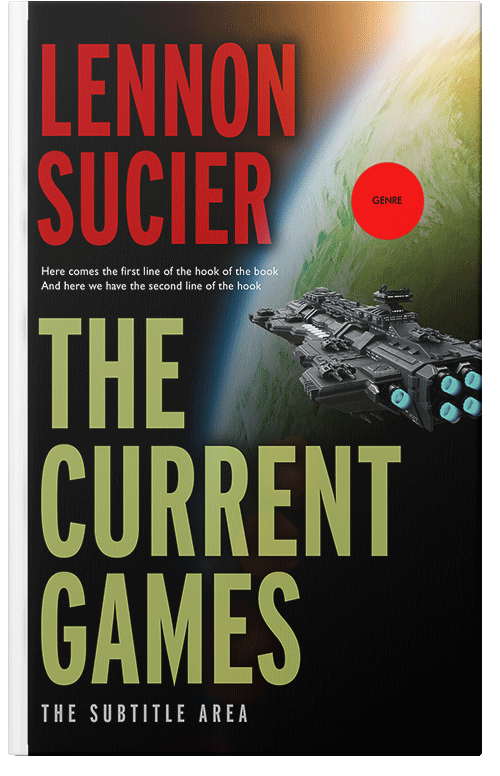 Front view of Premade Science Fiction Book Cover - Rangoon Green