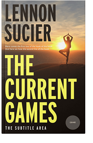 Pre Made Book Cover Golden Sand