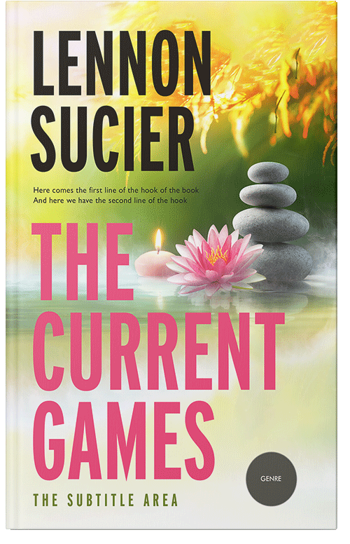 Front view of Premade Religion & Spirituality Book Cover - Lisbon Brown