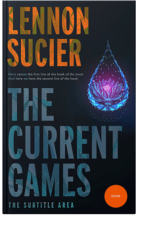 Pre Made Book Cover Ebony