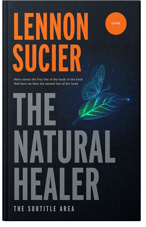 Front view of Premade Religion & Spirituality Book Cover - Hot Cinnamon